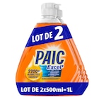 Liquide vaisselle - PAIC EXCEL en promo chez Carrefour Market Dijon à 3,39 €