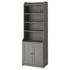 Hochschrank mit 2 Türen grau Angebote von HAUGA bei IKEA Kempten für 149,00 €