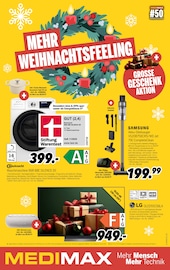 Aktueller MEDIMAX Elektromärkte Prospekt in Kalkar und Umgebung, "MEHR WEIHNACHTSFEELING" mit 12 Seiten, 05.12.2025 - 12.12.2025