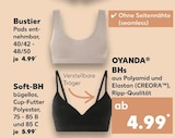 Bustier oder Soft-BH Angebote von OYANDA bei Kaufland Essen für 4,99 €