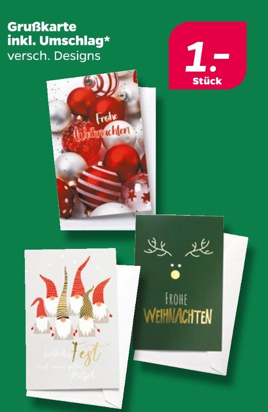Grußkarte inkl. Umschlag
