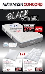 Matratzen Concord Prospekt "BLACK WEEK", 8 Seiten, 22.11.2023 - 26.12.2023