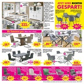 Tisch im SB Möbel Boss Prospekt in Neubrandenburg Aktueller SB Möbel Boss Prospekt mit Tisch, "JETZT WIRD RICHTIG GESPART!", Seite 7