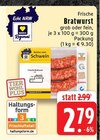 Aktuelles Frische Bratwurst Angebot bei EDEKA in Mönchengladbach ab 2,79 €