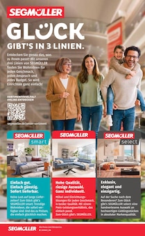 Segmüller Mannheim Prospekt der aktuellen Woche, gültig von 10.10.2026 bis 24.10.2026 Aktueller Segmüller Mannheim Prospekt "Zum Glück gibt’s Segmüller - Glück hat seinen Lieblingsplatz" mit 22 Seiten