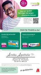Apotheken Prospekt von mea - meine apotheke in Wischhafen Aktueller mea - meine apotheke Apotheken Prospekt für Wischhafen: Unsere Juni-Angebote mit 4} Seiten, 01.06.2026 - 30.06.2026