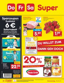 Erdbeeren im Netto Marken-Discount Prospekt "Aktuelle Angebote" mit 49 Seiten (Dresden)