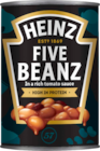 SAUCE TOMATE FIVE BEANZ HEINZ - HEINZ - Auchan Hypermarché à Drancy SAUCE TOMATE FIVE BEANZ HEINZ - HEINZ en promo chez Auchan Hypermarché Drancy