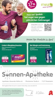 Aktueller mea - meine apotheke Prospekt (Rutesheim, 4 Seiten zum blättern mea - meine apotheke Prospekt Unsere April-Angebote mit 4 Seiten