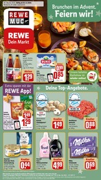 REWE Prospekt "Dein Markt" für Freising, 20 Seiten, 02.12.2024 - 07.12.2024