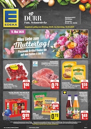 Supermarkt Prospekt von EDEKA Aub EDEKA Prospekt: "Wir lieben Lebensmittel!", 28 Seiten, 05.05.2025 - 10.05.2025