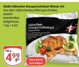 Hähnchen Knusperschnitzel Wiener Art Angebote von Stolle bei GLOBUS Rostock für 4,99 €