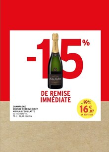 Intermarché Maisons-Alfort - CHAMPAGNE GRANDE RÉSERVE BRUT Promo CHAMPAGNE GRANDE RÉSERVE BRUT dans le catalogue Intermarché "Le mini prospectus" à Maisons-Alfort