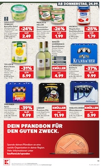 Wasser im Kaufland Prospekt "Hier bin ich richtig" mit 70 Seiten (Erlangen)