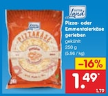Pizza- oder Emmentalerkäse gerieben Angebote von Gutes Land bei Netto Marken-Discount Stendal für 1,49 €