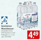 Mineralwasser Angebote von Gerolsteiner bei famila Nordost Langenhagen für 4,49 €