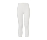 Tchibo im Supermarkt - 3/4-Leggings mit Spitzenborte, weiß Angebot im Prospekt 3/4-Leggings mit Spitzenborte, weiß bei Tchibo im Supermarkt im Prospekt "" für 9,99 €