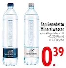 Aktuelle Wasser Angebote bei EDEKA in Ingolstadt Aktuelles Mineralwasser sparkling Angebot bei EDEKA in Ingolstadt ab 0,39 €