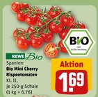 Bio Mini Cherry Rispentomaten Angebote von REWE Bio bei REWE St. Ingbert für 1,69 €