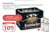 Bier im Angebot bei GLOBUS in Bochum Bier Angebote von Krombacher bei GLOBUS Bochum für 10,99 €