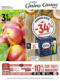 Catalogue Petit Casino à Rillieux-la-Pape, avec 12 pages Prospectus Petit Casino à Rillieux-la-Pape, "Promos d'été", 12 pages, 10/08/2022 - 21/08/2022