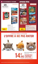 Promos Peluche Noël dans le catalogue "-50% DE REMISE IMMÉDIATE SUR LE 2ÈME* SUR LES CHOCOLATS CHAMPS-ÉLYSÉES LINDT" de Intermarché Hyper à la page 54