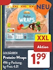Protein-Wraps im ALDI SÜD Prospekt Protein-Wraps von Goldähren im aktuellen ALDI SÜD Prospekt für 1,99 €
