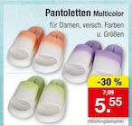 Pantoletten Multicolor im Angebot bei Zimmermann in Garbsen Pantoletten Multicolor Angebote bei Zimmermann Garbsen für 5,55 €