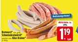 Aktuelle Bratwurst Angebote bei EDEKA in Ingolstadt Aktuelles Bratwurst roh, grob Angebot bei EDEKA in Ingolstadt ab 1,19 €
