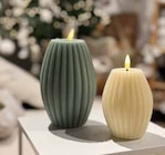 LED Echtwachskerze »Stripe« bei Pflanzen Kölle im Neuenhagen Prospekt für 15,99 €