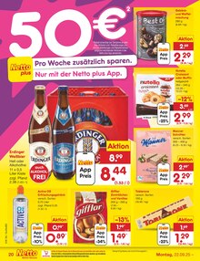 Nutella im Netto Marken-Discount Prospekt "Aktuelle Angebote" mit 59 Seiten (Freiberg)