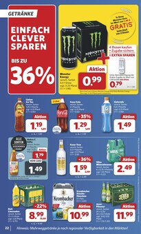 Coca Cola im combi Prospekt "Markt - Angebote" mit 28 Seiten (Langenhagen)