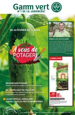 Catalogue Gamm Vert à Goyrans, avec 16 pages Prospectus Gamm Vert à Goyrans, "À vous de potager !", 16 pages, 24/02/2021 - 14/03/2021