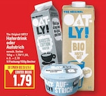 Haferdrink oder Aufstrich von The Original OATLY im aktuellen E center Prospekt