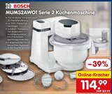 MUMS2AW01 Serie 2 Küchenmaschine von Bosch im aktuellen Netto Marken-Discount Prospekt