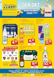 Netto Marken-Discount Prospekt "DER ORT, AN DEM DU IMMER AUSGEZEICHNETE PREISE FINDEST." für Saarbrücken, 2 Seiten, 12.10.2026 - 17.10.2026 Netto Marken-Discount Prospekt "DER ORT, AN DEM DU IMMER AUSGEZEICHNETE PREISE FINDEST." für Saarbrücken, 2 Seiten, 12.10.2026 - 17.10.2026
