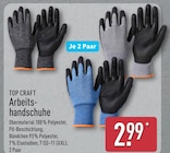 Arbeitshandschuhe von TOP CRAFT für 2,99 € bei ALDI Nord im Angebot Arbeitshandschuhe von TOP CRAFT im aktuellen ALDI Nord Prospekt