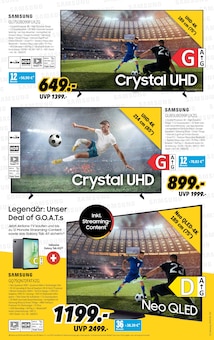 Fernseher im MEDIMAX Prospekt "TEAM FAMILIENKINO: FUSSBALL FÜR DIE GANZE FAMILIE MIT SAMSUNG" mit 16 Seiten (Berlin)