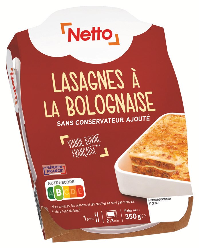 Lasagnes à la bolognaise 1kg - Super U, Hyper U, U Express 