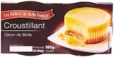 Croustillant Citron de Sicile - Les Délices de Belle France en promo à 2,33 € chez Colruyt Croustillant Citron de Sicile - Les Délices de Belle France dans le catalogue Colruyt