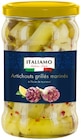 Artichauts grillés marinés à l'huile de tournesol - ITALIAMO - Lidl à Aulnay-sous-Bois Artichauts grillés marinés à l'huile de tournesol - ITALIAMO en promo chez Lidl Aulnay-sous-Bois à 2,49 €