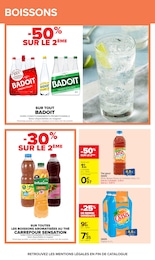 Prix et réduction Ice Tea dans le prospectus Carrefour en cours Offre Ice Tea dans le catalogue Carrefour du moment à la page 45