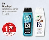 Duschgel von Fa im aktuellen V-Markt Prospekt für 1,29 €