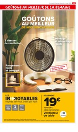 Offre Ventilateur De Table dans le catalogue Carrefour Market du moment à la page 59