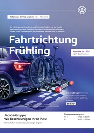 Volkswagen Prospekt "Fahrtrichtung Frühling" für Erkelenz, 1 Seite, 01.03.2023 - 31.05.2023