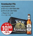 Pils Angebote von Krombacher bei V-Markt Regensburg für 10,99 €