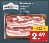 Aktuelle Schweinefleisch Angebote bei Netto Marken-Discount in Paderborn Aktuelles Bauchspeck Angebot bei Netto Marken-Discount in Paderborn ab 2,49 €