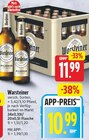 Bier im Angebot bei WEZ in Bad Oeynhausen Bier Angebote von Warsteiner bei WEZ Bad Oeynhausen für 10,99 €