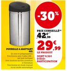 POUBELLE A ABATTANT 42L à U Express dans Boissy-Mauvoisin POUBELLE A ABATTANT 42L à U Express dans Boissy-Mauvoisin