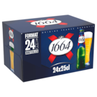 Bière "Format 24" - 1664 en promo chez Carrefour Saint-Étienne à 14,40 €